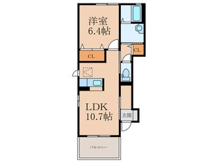 シャ－メゾン輝の物件間取画像